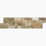 Travertine Warehouse 6x24 Antique Onyx Premium Select Split-Face Travertine Ledger Panel