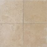 6x6 IVORY TUMBLED TRAVERTINE TILE