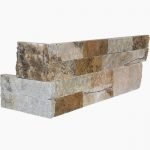 Travertine Warehouse Cappadocia Premium Select Split-Face Travertine Corner Ledger Panel