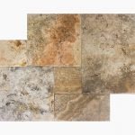 FRENCH PATTERN CAPPADOCIA BRUSHED CHISELED TRAVERTINE TILE