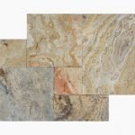 FRENCH PATTERN CAPPADOCIA TUMBLED TRAVERTINE PAVER
