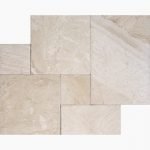 FRENCH PATTERN DIANA ROYAL BRUSHED MARBLE TILE