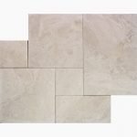 FRENCH PATTERN DIANA ROYAL LEATHERED MARBLE PAVER