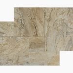 FRENCH PATTERN FOREST RIVER TUMBLED TRAVERTINE PAVER